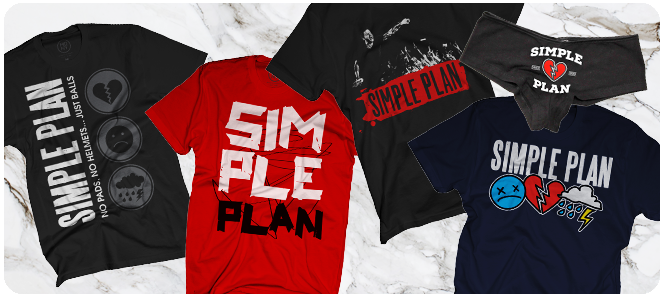 Nový No Pads merch Simple Plan je nyní dostupný online!