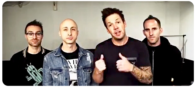 Simple Plan varují brazilské fanoušky před nákupem neoficiálního merche